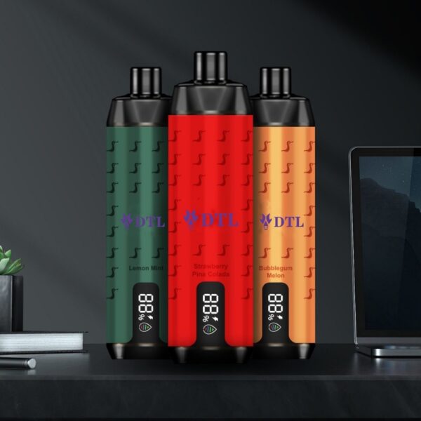 Dispositivo di sigaretta elettronica usa e getta Vape 20000 Tiri DL/DTL E-Shisha/Hookah Puff con schermo, controllo del flusso d'aria e ricaricabile